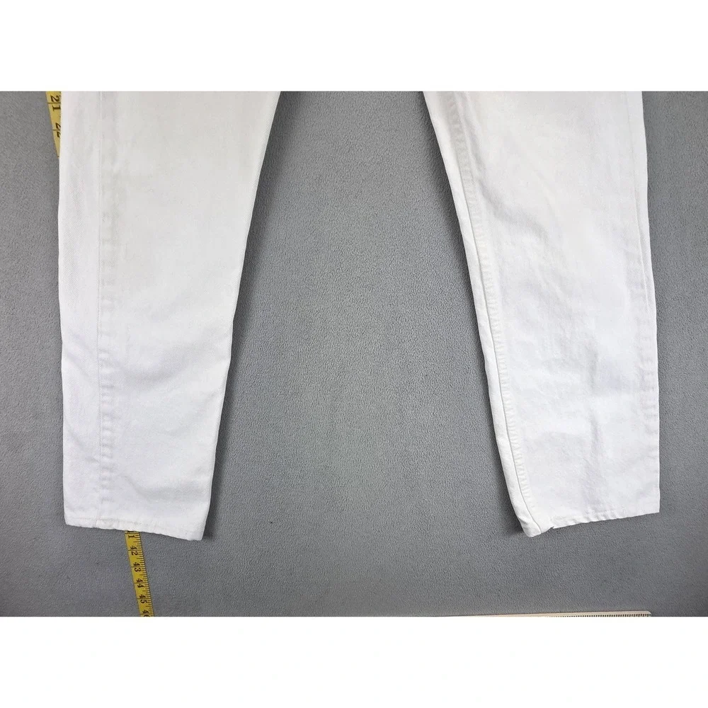 VTG Levis 505 Jeans Mens White Made‎ In USA Fits 27x29